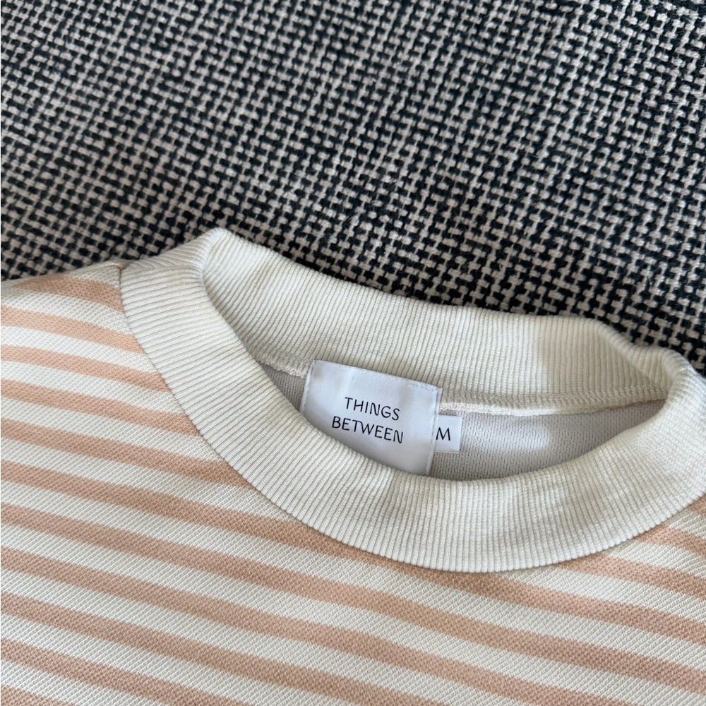 Striped Set - Cream & White - Picture 3 of 4